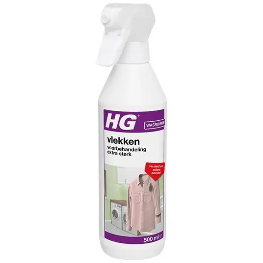 HG vlekken en plekken voorbehandeling spray extra sterk 500 ml.