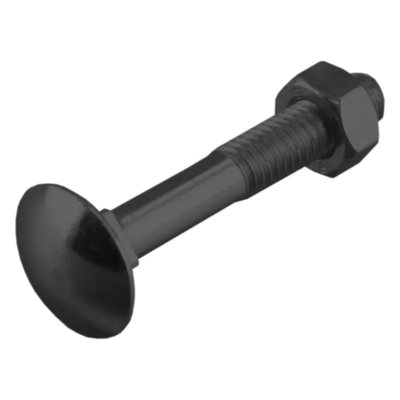 Slotbout zwart gelakt m 8  x  50 mm (10 stuks)
