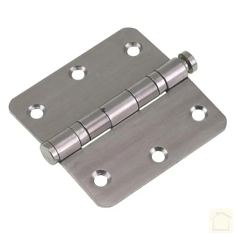 Starx kogelscharnier vierkant model, met ronde hoeken, RVS 89 x 89 mm (3 stuks)