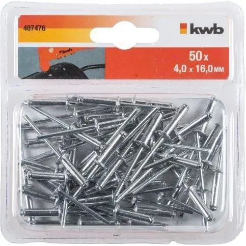 KWB POPNAGELS 4,0 16,0 MM 50 ST.