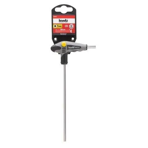 KWB Schroevendraaier T-Greep 6-Kant 5mm