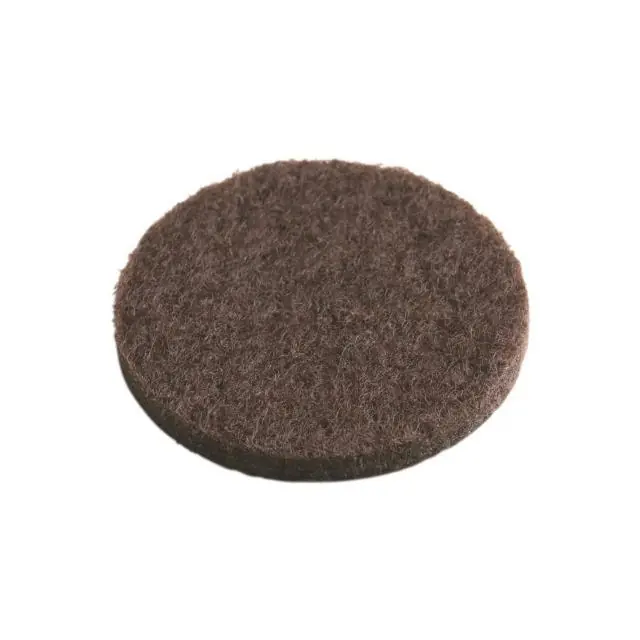 Viltglijder zelfklevend 22 mm bruin 16 stuks