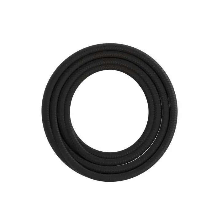 CALEX textiel omwikkelde kabel 2x0,75qmm 1,5 mtr. black, max.250V-60W