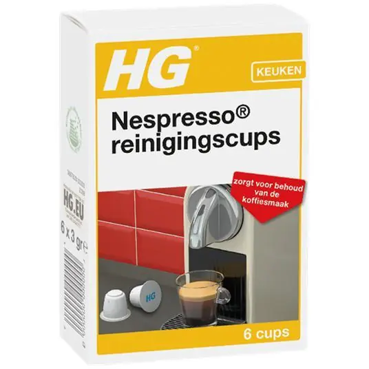 HG Reinigingscups voor Nespresso