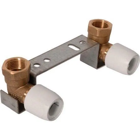 Wavin Hep2O muurplaatbeugel 1/2" 150x15mm