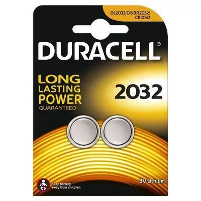 Duracell knoopcel CR2032 3V (2 stuks)