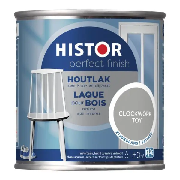Histor Perfect Finish Houtlak Clockwork Toy Zijdeglans 250 ml.