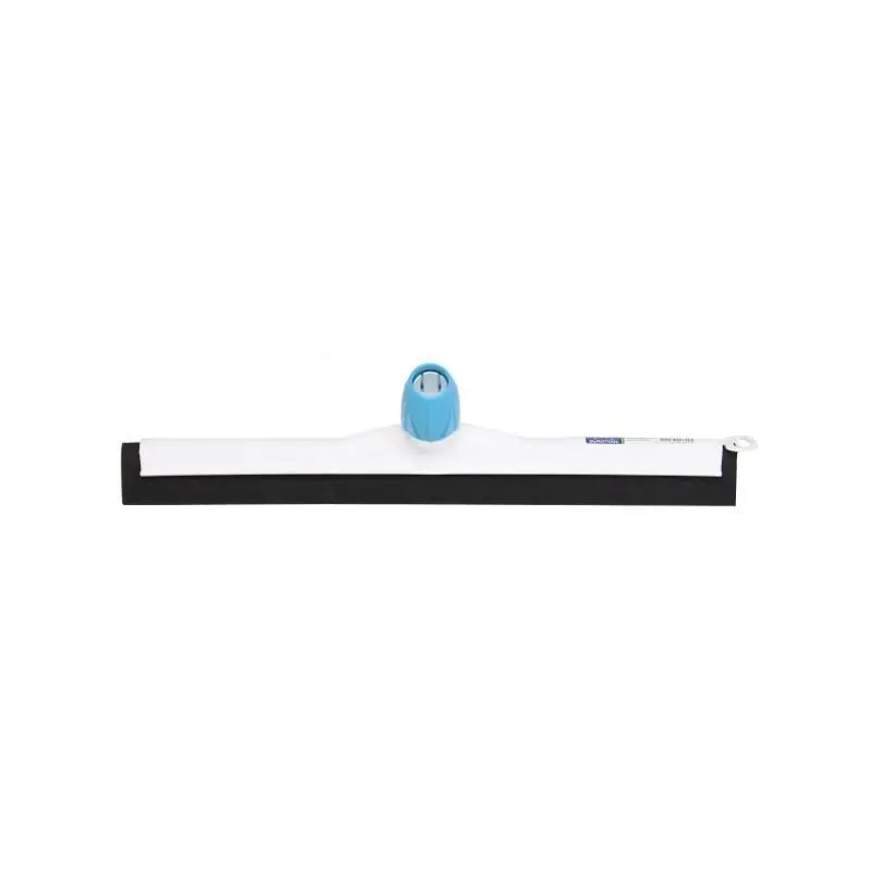 Vloertrekker kunststof 45 cm. zwart rubber MM