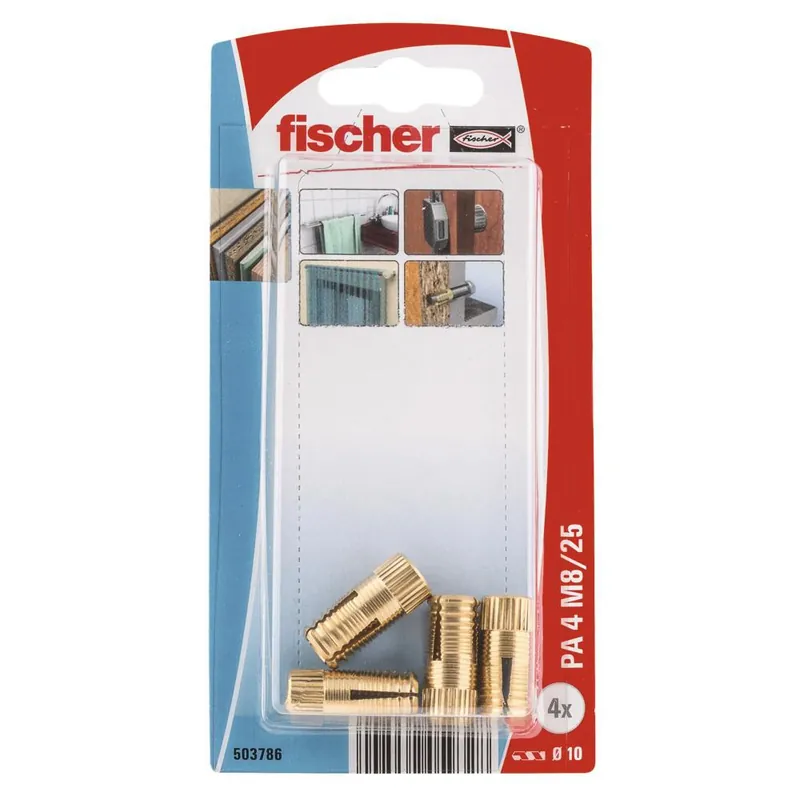 Fischer Messing plug PA 4 M 8/25