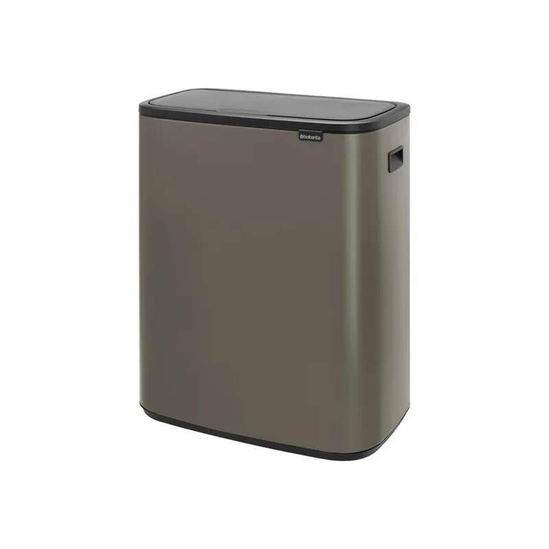 Brabantia Bo Touch Bin afvalemmer 2x 30 ltr. Platinum