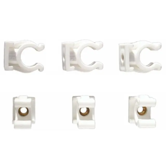Enkele clip koperbuis 28mm 2 st.