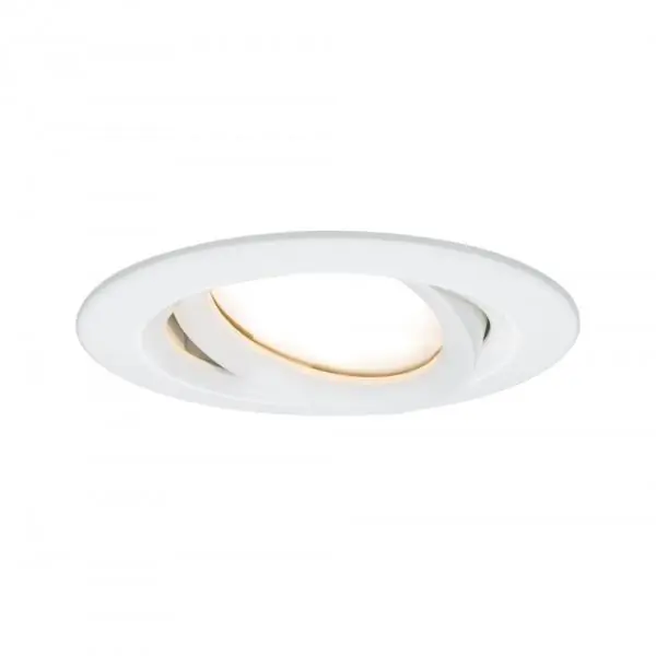 Paulmann INBLP set Nova Plus Coin dim IP65 rd zwb LED 1x6,8W 633lm 2700K wit mat/alu