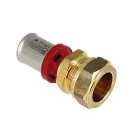 Bonfix alu-pers / knel koppeling 16x2,0 X 15 mm