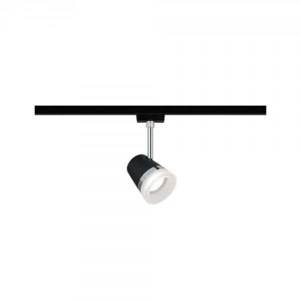 Paulmann URail spot Cone max 1x15W zwart mat/ chroom 230V metaal/kunststof