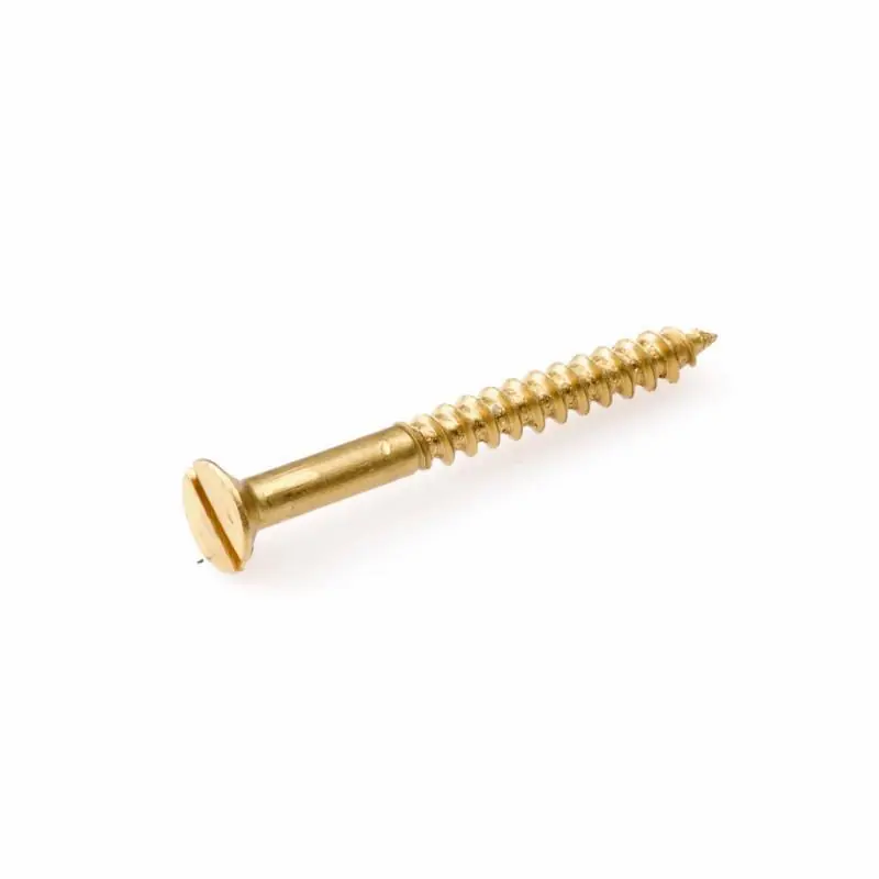 Home-fix houtschroef messing blank PK ZS 2.5x16 (35)