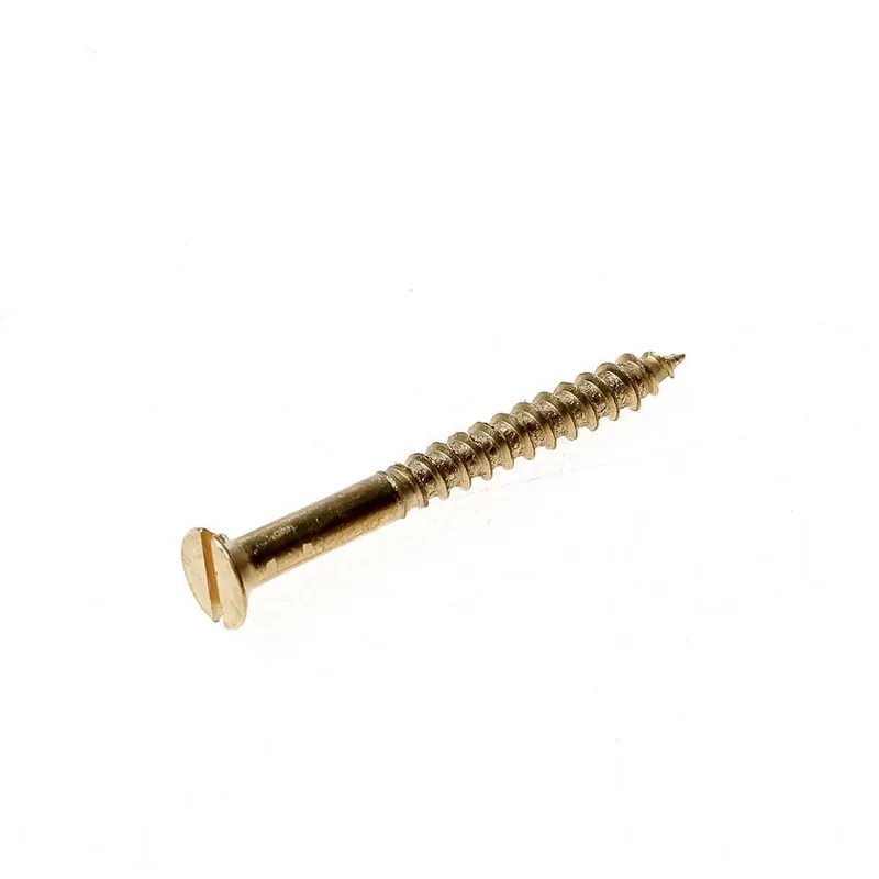 Home-fix houtschroef messing blank PK ZS 3.5x16 (30)