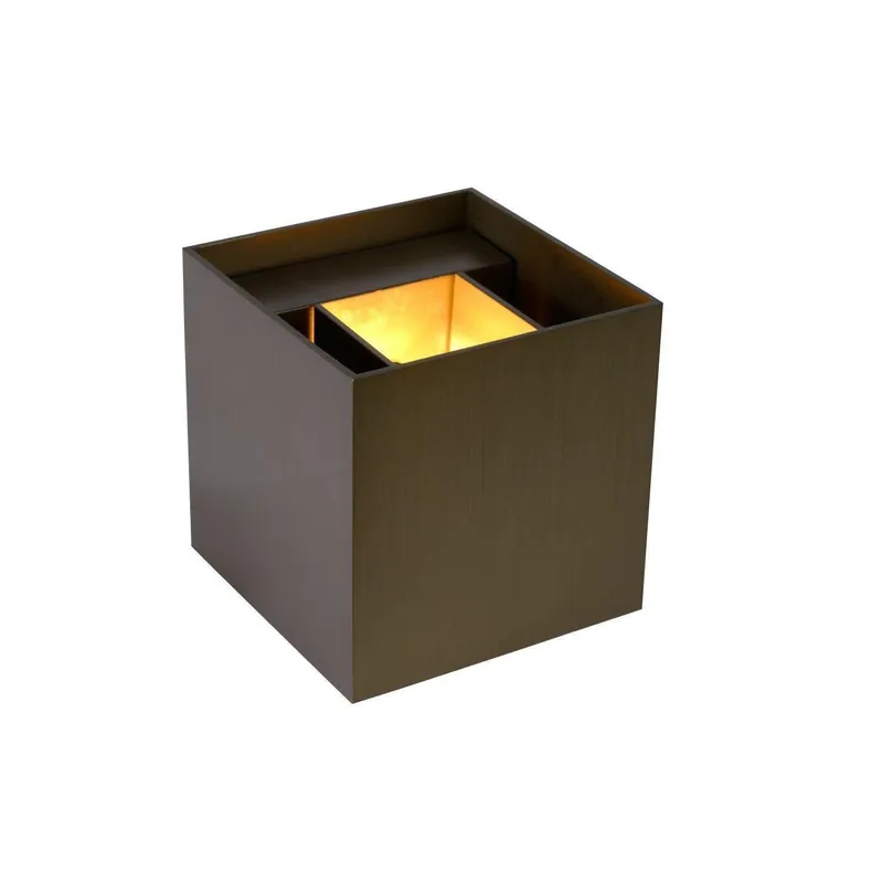 Lucide Xio wandlamp LED dimbaar G9 1x4W roest bruin