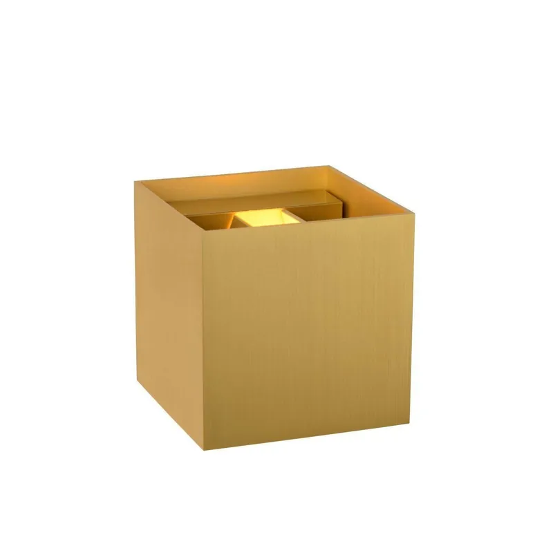 Lucide Xio wandlamp LED dimbaar G9 1x3,5W mat goud/messing