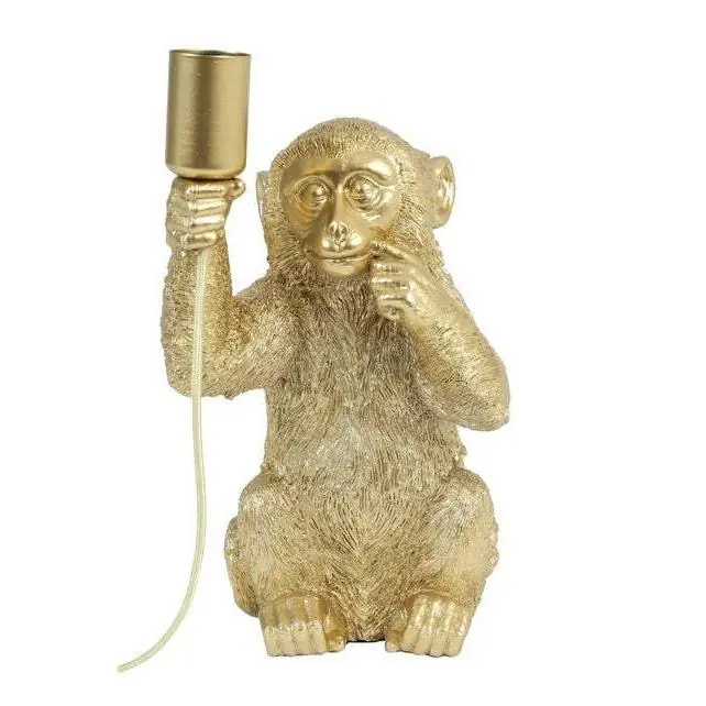 Light & Living Monkey tafellamp goud