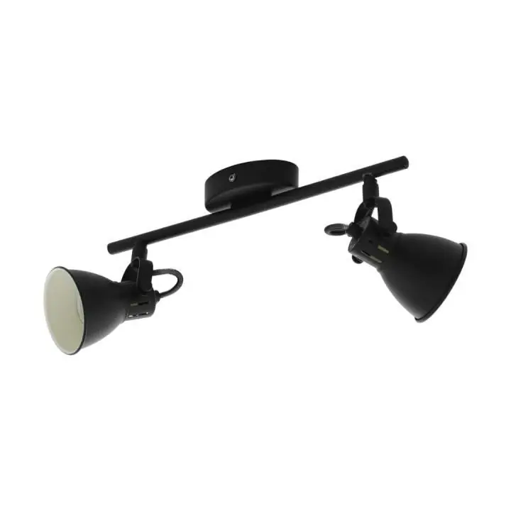 LED 2LI SPOT SERAS1 GU10 3,3W 240LM L370 ZWART