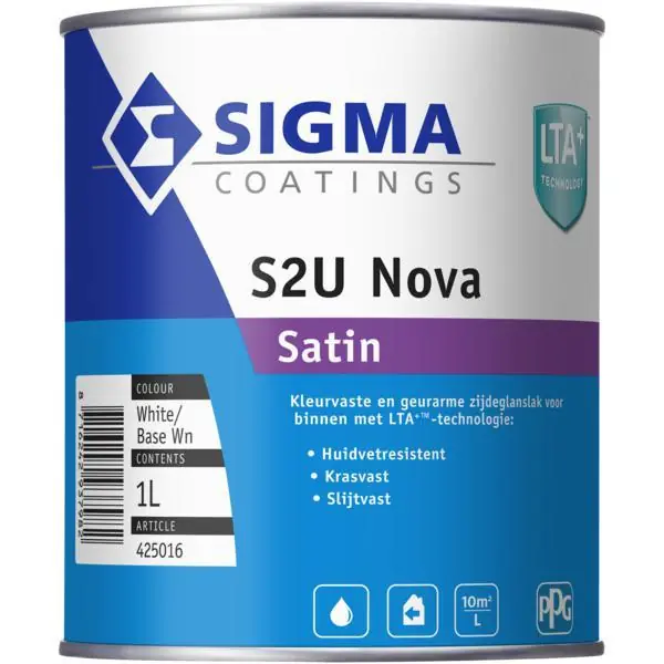 Sigma S2U Nova Satin Wit/Basis 1 liter