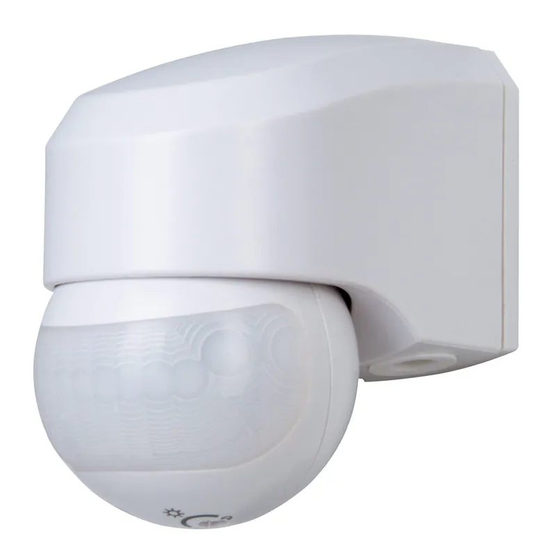 INFRAcontrol R 180°, infrarood bewegingsschakelaar, 3-draads, voor belasting tot max. 1.500 W/1.000 VA wit
