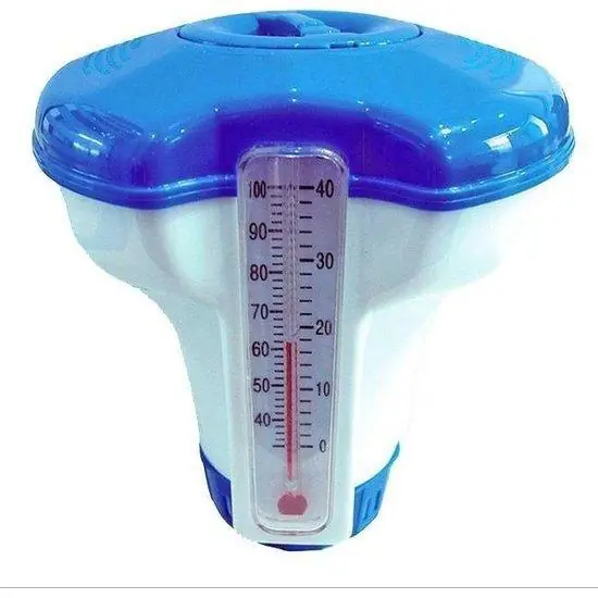 Summer fun chloordispenser 20gr met thermometer