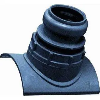 PVC KLEMAANBOORZADEL 110X40MM