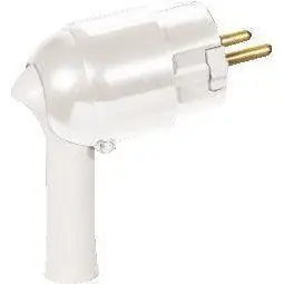 Legrand stekker met uittrekhulp voor randaarde/penaarde wit