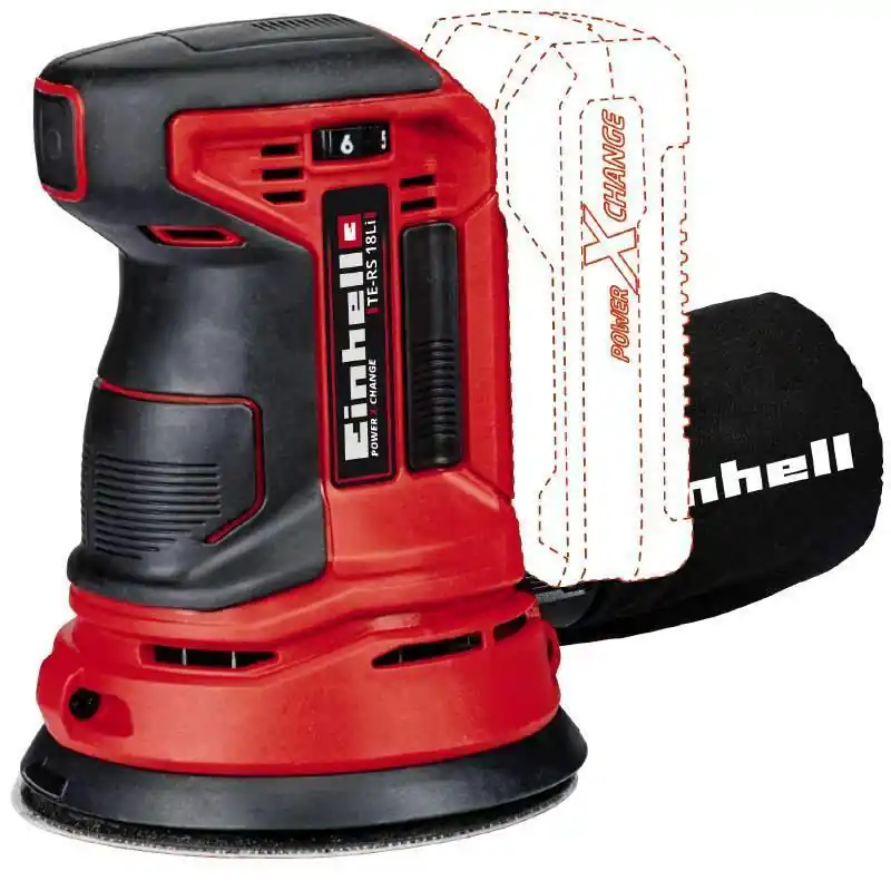 VLP Einhell excentrische schuurmachine Power X-Change TE-RS 18 Li Solo accu