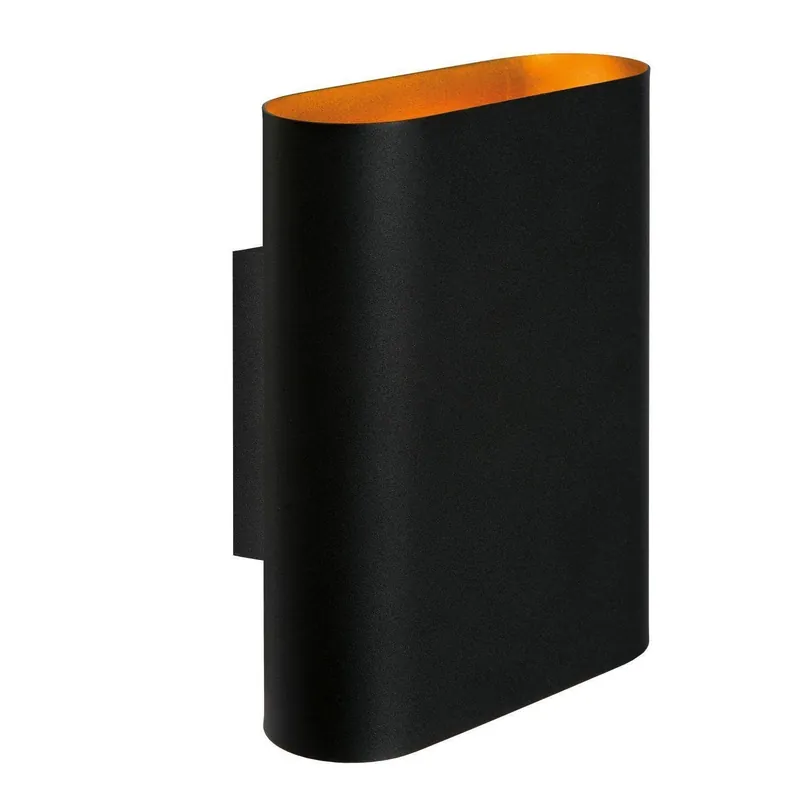 Lucide Ovalis wandlamp 2xE14 zwart
