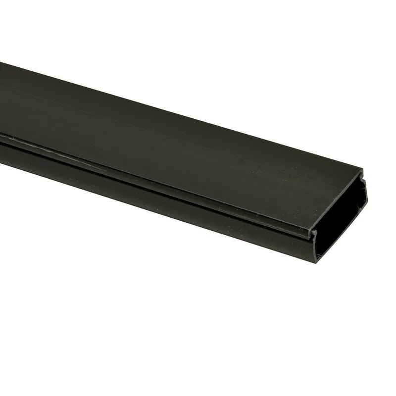 Snoergoot 35x15mm + Tape zwart 2 meter