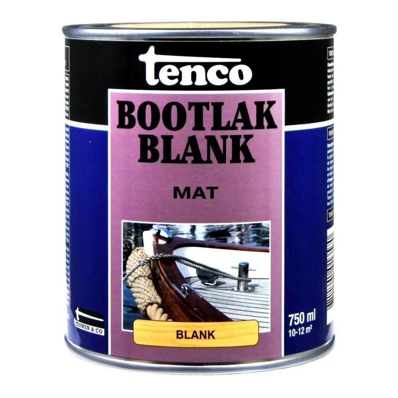 Tenco bootlak blank mat 750 ml