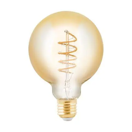 Eglo LED lamp Globe E27 G95 amber dimbaar