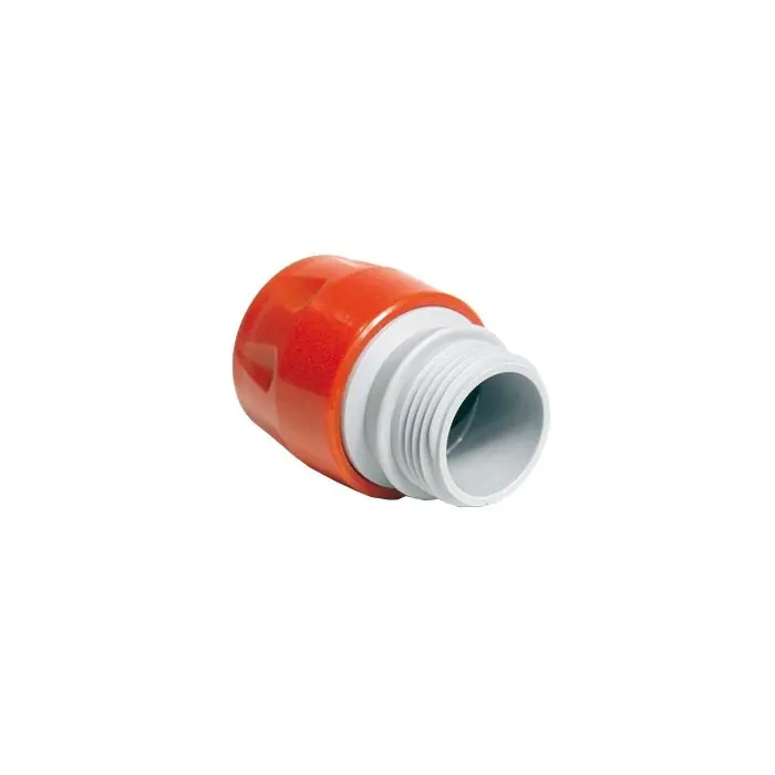Snelkoppeling met uitwendige draad 3/4" PVC
