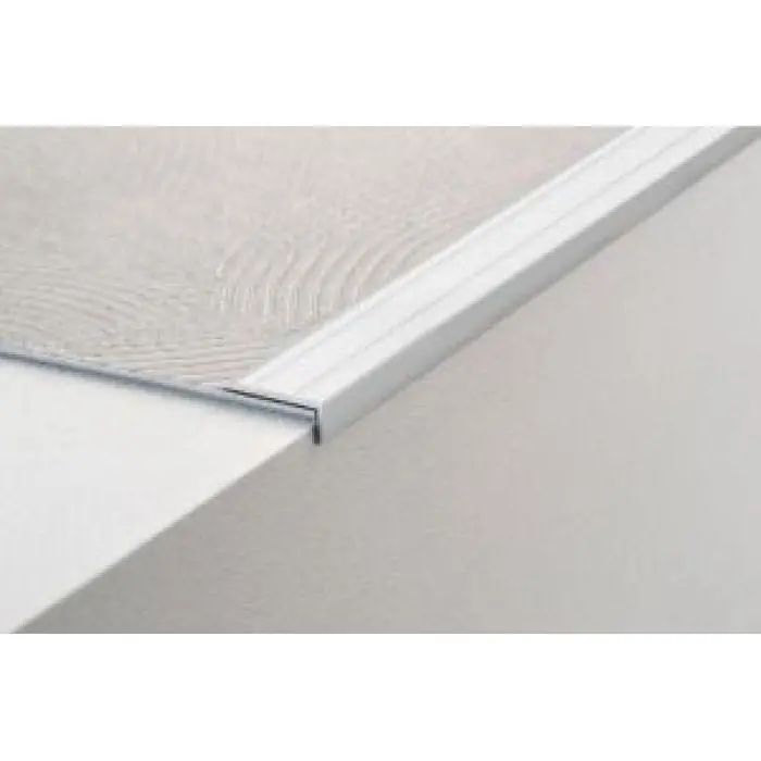Maclean parketprofiel Eind alu rvs mat 24,5x10 mm 3 meter