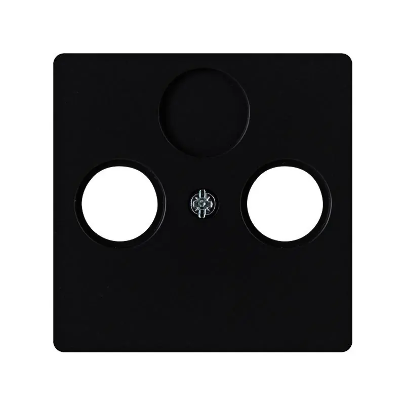 Kopp Paris centraalplaat radio/tv mat zwart