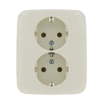 Busch-Jaeger SI Reflex inbouw WCD 2-voudig RA creme