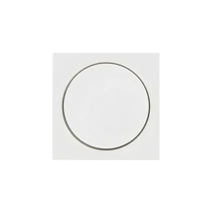 Gira ST55 dimmerknop + dimmerplaat wit