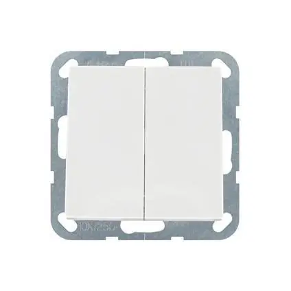 Gira ST55 schakelaar serie wit