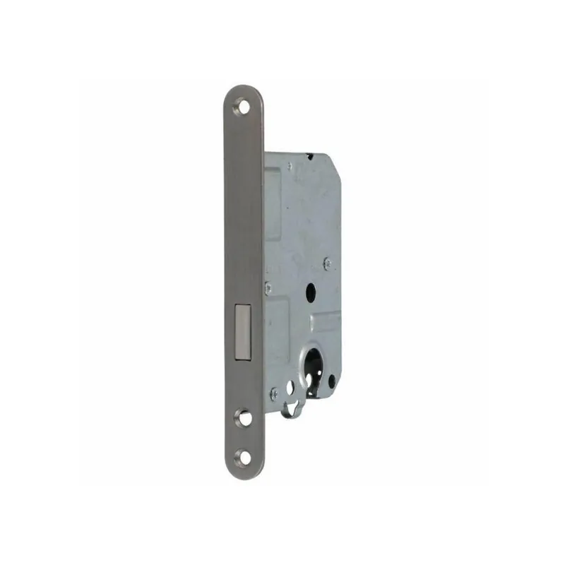 VEILIG BP BSW 12 NPC 50 174 R20-3 31 L/R, binnendeur profielcilinderkastslot, afgeronde voorplaat zwart gelakt, draairichting 1,2,3,4, incl. set zwart