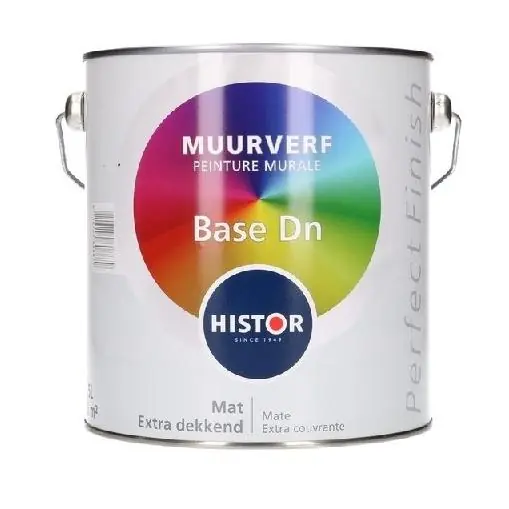 Histor Perfect Finish muurverf mat tester basis ZN 230ml