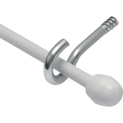 Intensions kk spiraal + knop + haak SR wit PE 250cm 10pp