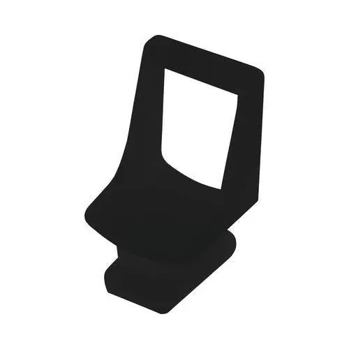 Intensions glijder Prof rail zwart 10pp (20 stuks)