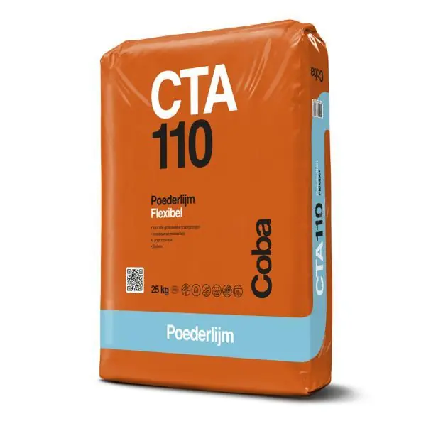 Coba CTA110 poederlijm flexibel grijs 25kg