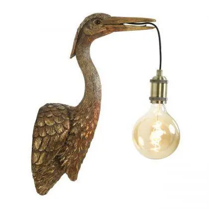Light & Living wandlamp Crane 29,5x16x48cm brons