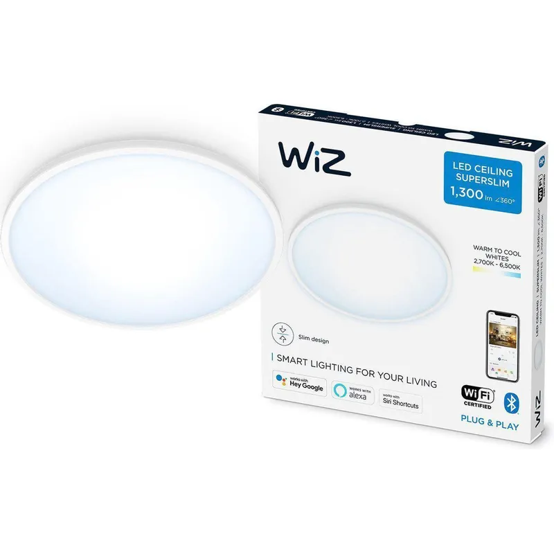 WIZ SuperSlim Ceiling 14W W RD 27-65K TW
