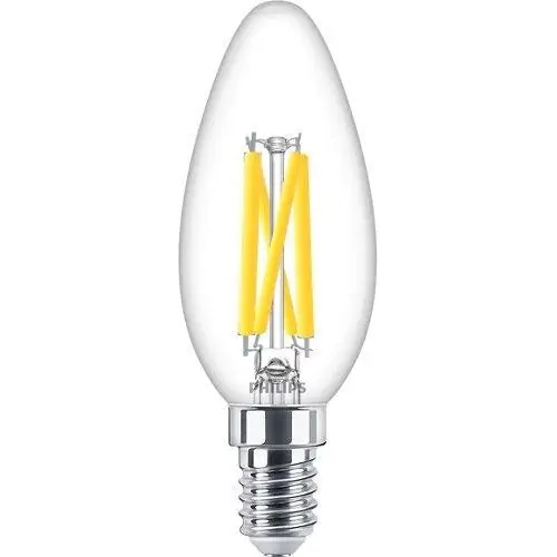 Philips LED kaarslamp transparant E14 5,9W (60W) warm wit dimbaar