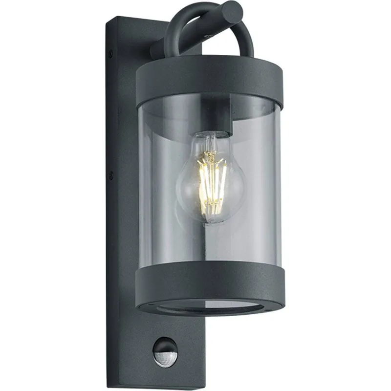 Trio wandlamp Sambesi antraciet met sensor