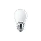 Philips LED kogellamp mat E27 3,4W (40W) warm wit dimbaar